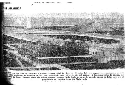 Figura 3 – Imagem publicada no Segundo Caderno do jornal do dia 10 de junho de 1965. Ao fundo, percebe-se o  Teatro Nacional
