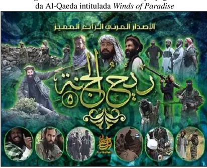 Figura 6 - Banner de Internet com propaganda   da Al-Qaeda intitulada Winds of Paradise 