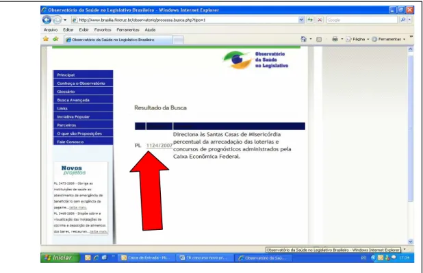 Figura 3:  Resultado da busca  