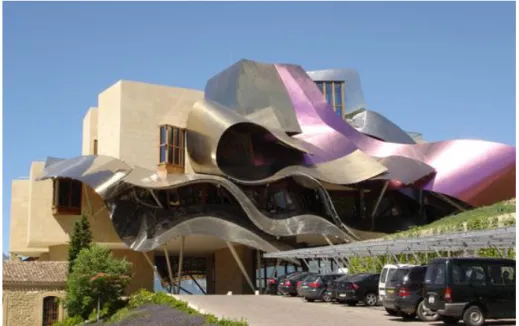 Figura 10 - Complexo da Cidade do Vinho de Frank Gehry em El Ciego na Espanha. 