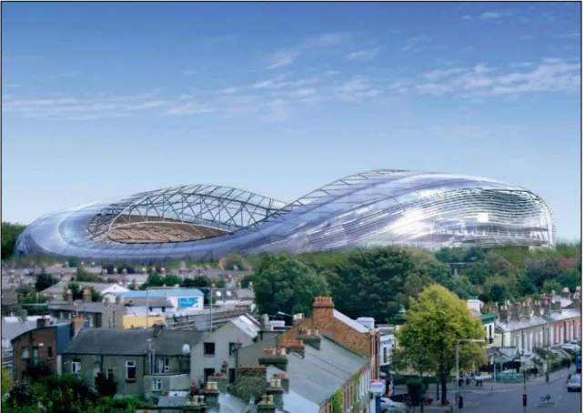 Figura 1.10 - Aviva Stadium, Dublin Irlanda, Populous (2005 - 010). 
