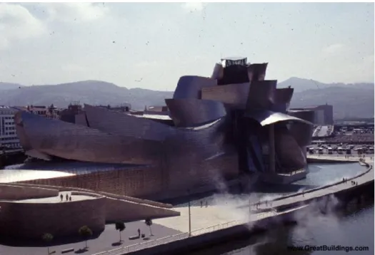 Figura 5: Museu Guggenheim de Bilbao, projetado por Frank Gehry. 