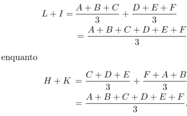 Figura 6: os pontos P i s˜ao obtidos a partir de P por re- re-flex˜ oes sucessivas em rela¸c˜ ao a A e B, alternadamente.