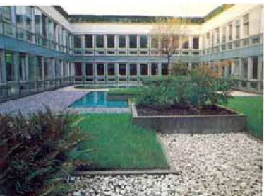 Figura 48. Jardim interno da sede da  Unesco em Paris. Fonte: Frota, 1994.