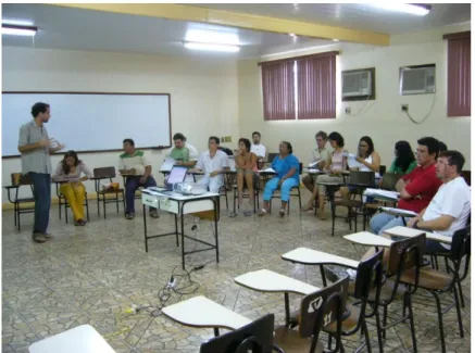 Ilustração 7- Reunião IPÊ- Parceiros realizada em maio de 2005. Local: Baixo Rio Negro/AM