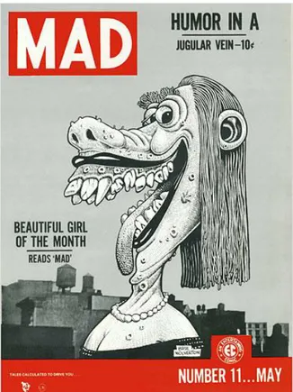 FIGURA 24 – Capa de MAD, por Basil Wolverton. 1954. 