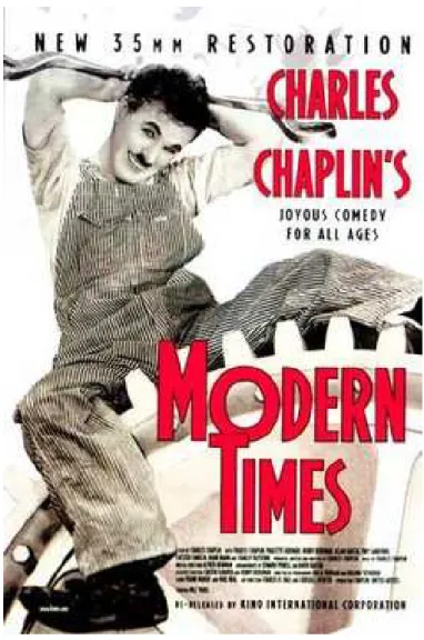 Figura 7: Cartaz do filme Tempos modernos