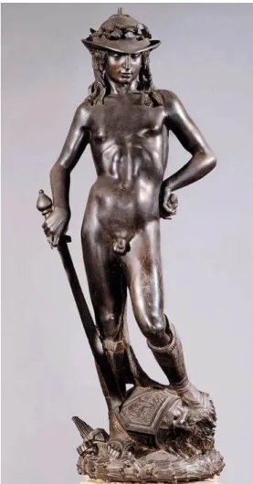 Figura 16 - Davi de Donatello, 1440. Atualmente, no Museo Nazionale del Bargello - Florença, Itália
