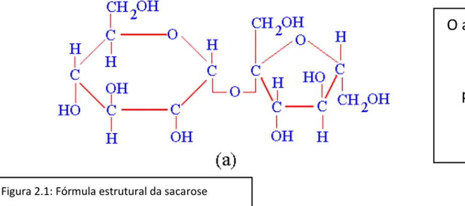 Figura 2.1: Fórmula estrutural da sacarose 