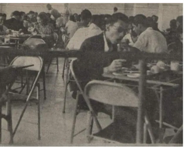 Figura 4 Trabalhadores almoçando no Restaurante Central da Praça da Bandeira 