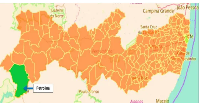 Figura 3 – Localização da pesquisa – Santa Catarina. 
