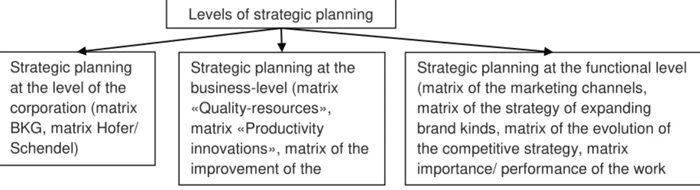 Figure 3. Levels of strategic planning. 