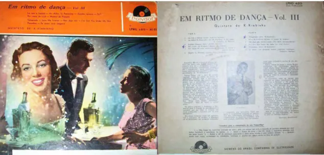 Fig. 19: Em Ritmo de Dança vol. 3 - Polydor 1958. Capa e contra-capa. 