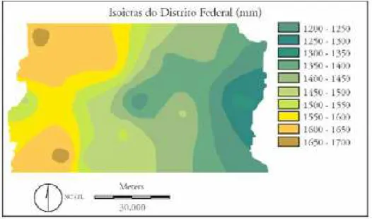 Figura 2.3  –  Cartograma do Distrito Federal em milímetros. Fonte: Baptista (1997).