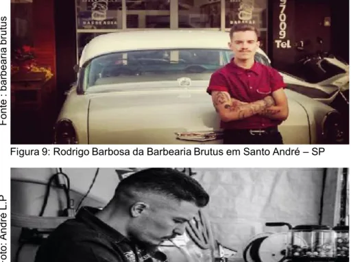 Figura 9: Rodrigo Barbosa da Barbearia Brutus em Santo André – SP