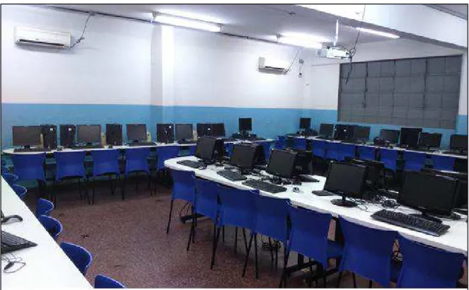Figura 1. Laboratório de Informática da escola.  