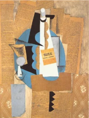 Fig. 35- Pablo Picasso. La Suze, 1912. 