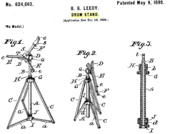 Figura 3: Estante de caixa patenteada por Ulysses Grant Leedy. 
