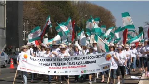 Figura 9: Marcha das Margaridas de 2007, Brasília-DF, em 21 de agosto (Foto: Berenice Silva)