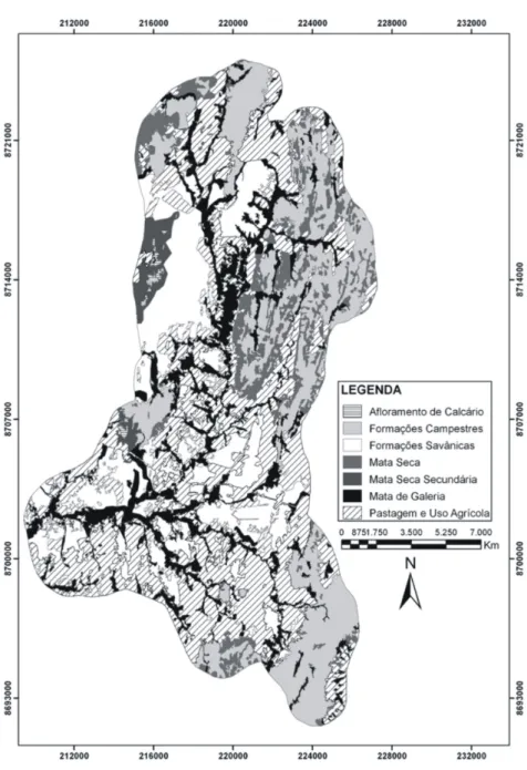 Figura 2 - Mapa de classificação do uso e cobertura do solo da bacia do Rio Cocal.