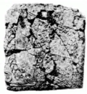 Figura 11: mapa de origem babilônica, feito de tablete de  argila cozido, de cerca de 2400 anos a.C.. 