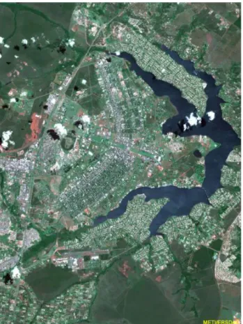 Figura 12: foto de Brasília tirada por satélite. 