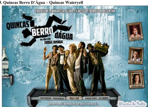 Figura 7. Capa do DVD do filme Quincas Berro D’Água. 