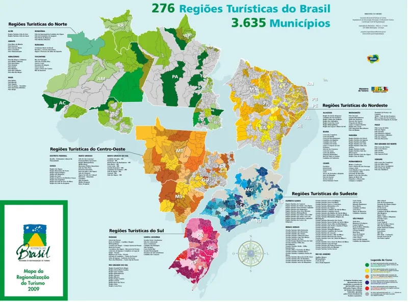 FIGURA 1: Programa de Regionalização do Turismo  –  Roteiros do Brasil  
