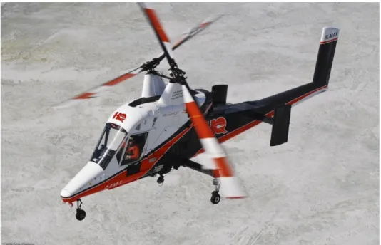 Figura 9: Helicóptero com rotor contra-rotativo - Kaman K-Max (Fonte: http://vantvirtual.blogspot.com/2013/02/helice-ou- http://vantvirtual.blogspot.com/2013/02/helice-ou-rotor-de-helicoptero.html) 