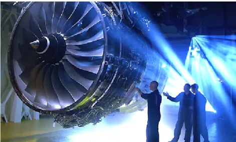 Figura 3.5: Motor de aeronave fornecido pela Rolls-Royce (Rolls-Royce, 2010)  