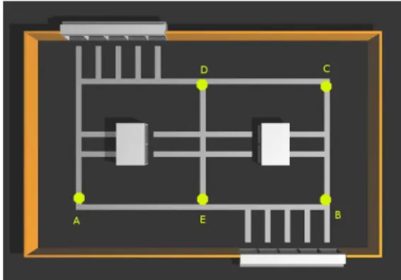 Fig. 14. Comparison between the obtained localization by sensorial fusion and the one estimated by the system - test 2C.