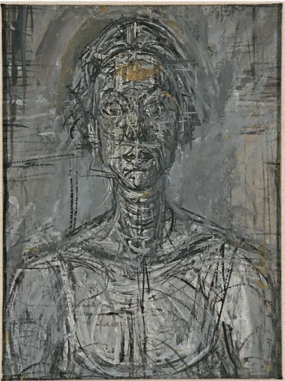 Figura 17: Alberto Giacometti, Lady Annette, Óleo sobre tela. 