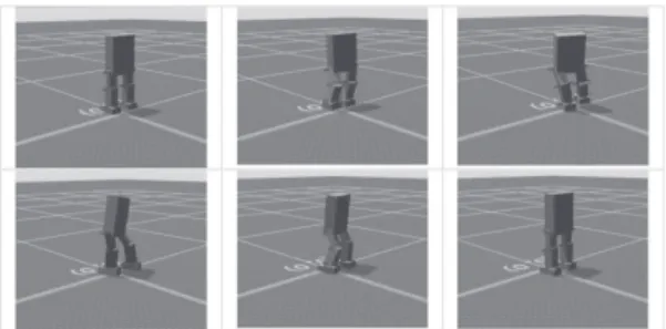 FIGURE 2. SimTwo Humanoid Simplified model walking.