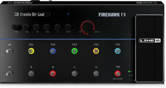 Figura 4 - Amplificador de som FIREHAWK FX 