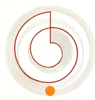 Figura 7  Waldemar Cordeiro “Desenvolvimento óptico da espiral de  Arquimedes”, 1952. Coleção Família Cordeiro.