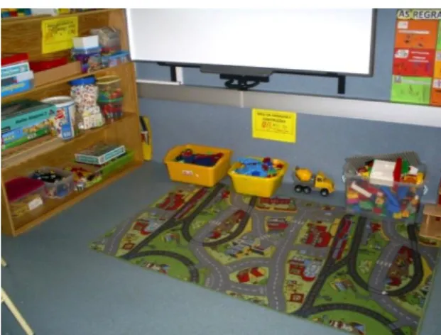 Figura 3: Área das construções e garagem. 