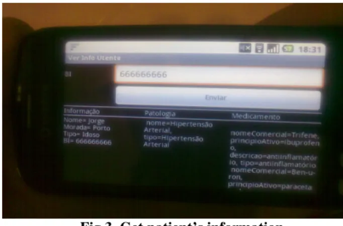 Figure 3 shows the  Android application user interface that uses the code in  Listing 1