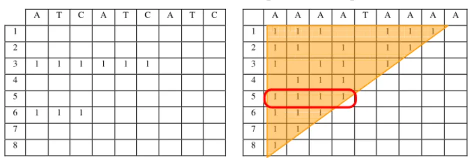 Table 2 contains the resulting similarity matrix considering the sequence 