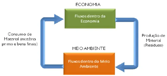 Figura 5 - Inter-relações entre Economia e Ambiente  Fonte: ONU (2000, p.31). 
