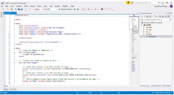 Figura 3.2 - Visual Studio