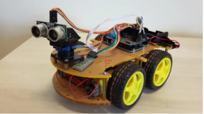 Figura 13 – Robô montado com kit robótico proposto.