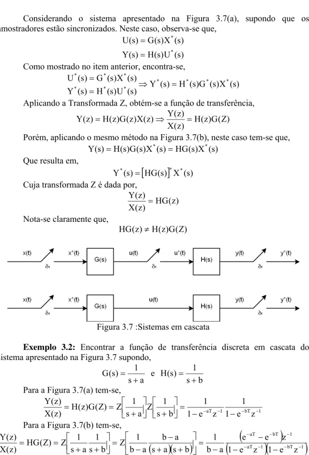 Figura 3.7 :Sistemas em cascata 