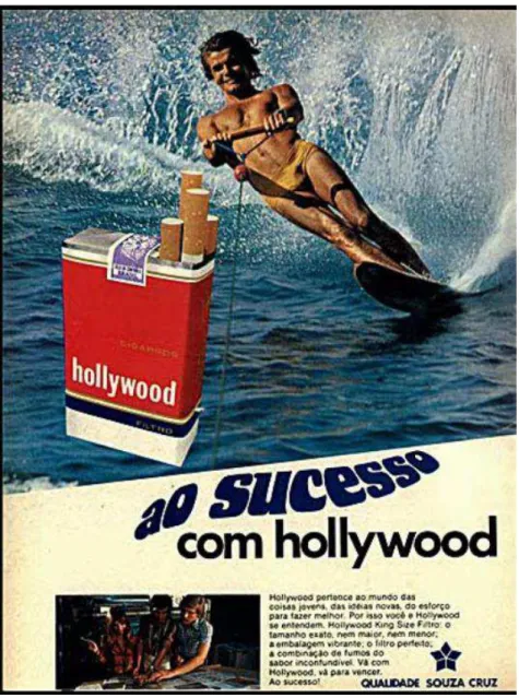 Figura 1 - Exemplo de propaganda de cigarro (Fonte: https://br.pinterest.com) 