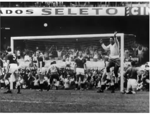 Figura 7: Garrincha comemora o bicampeonato mundial 
