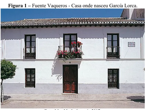 Figura 1  –  Fuente Vaqueros - Casa onde nasceu García Lorca. 