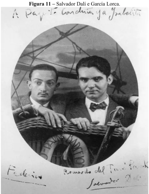 Figura 11  –  Salvador Dalí e García Lorca. 
