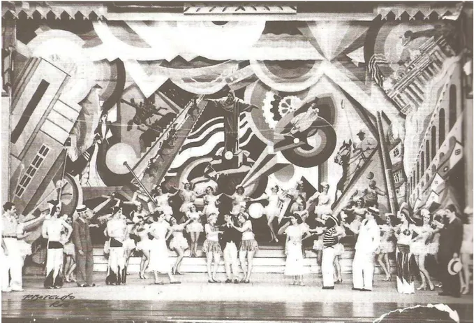Figura 8 - Grande Otelo, no lado direito do palco, no Espetáculo Rio Folies. 
