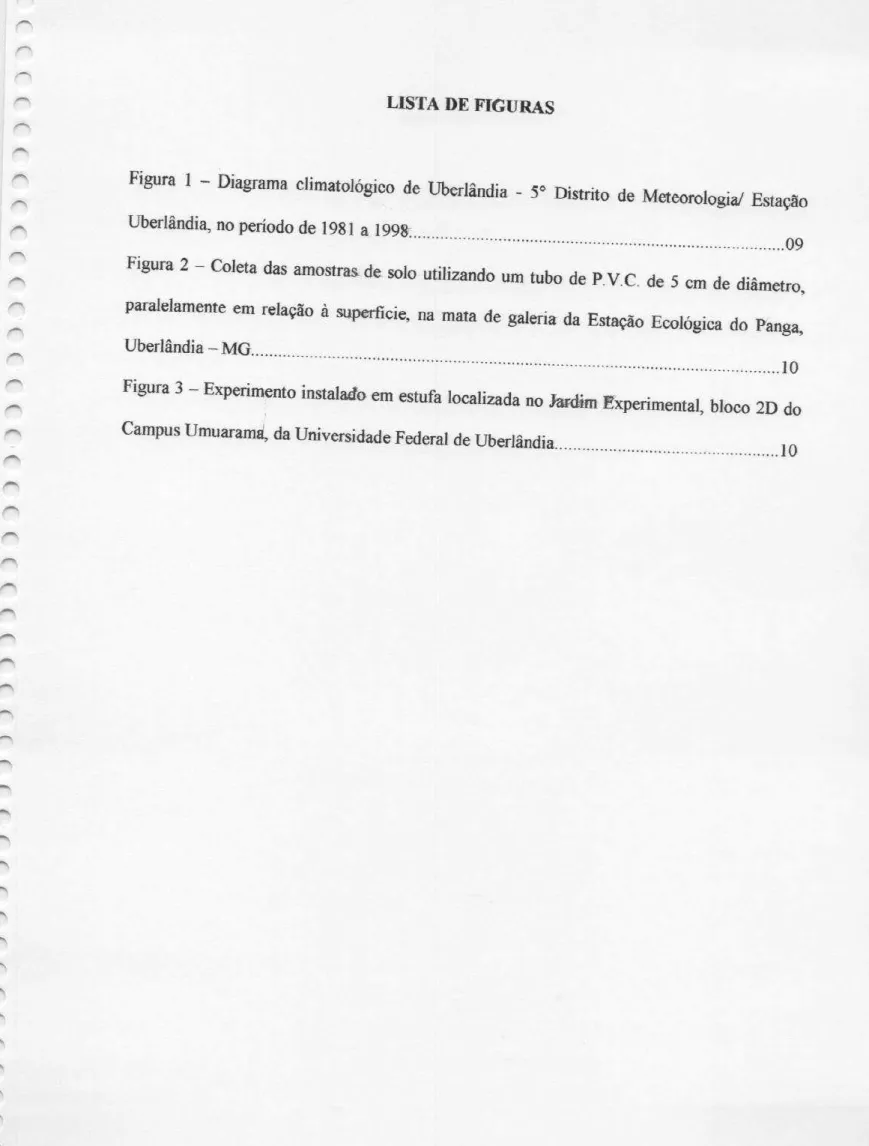 Figura 1 — Diagrama climatológico de Uberlândia — Sº Distrito de Meteorologia! Estação Uberlândia, no periodo de 1981 a 199%