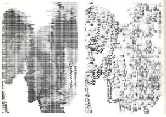 Figura 7 - W. Cordeiro e Giorgio Moscati, Derivadas de uma imagem (1969) 