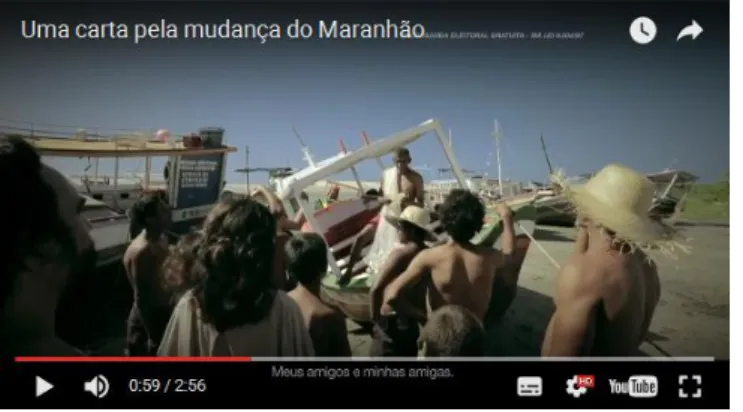 Figura 3: Pescador - Uma carta pela Mudança do Maranhão. 